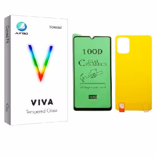 محافظ صفحه نمایش  جانبو مدل CR-A31 مناسب برای گوشی موبایل سامسونگGalaxy A31 به همراه محافظ پشت گوشی