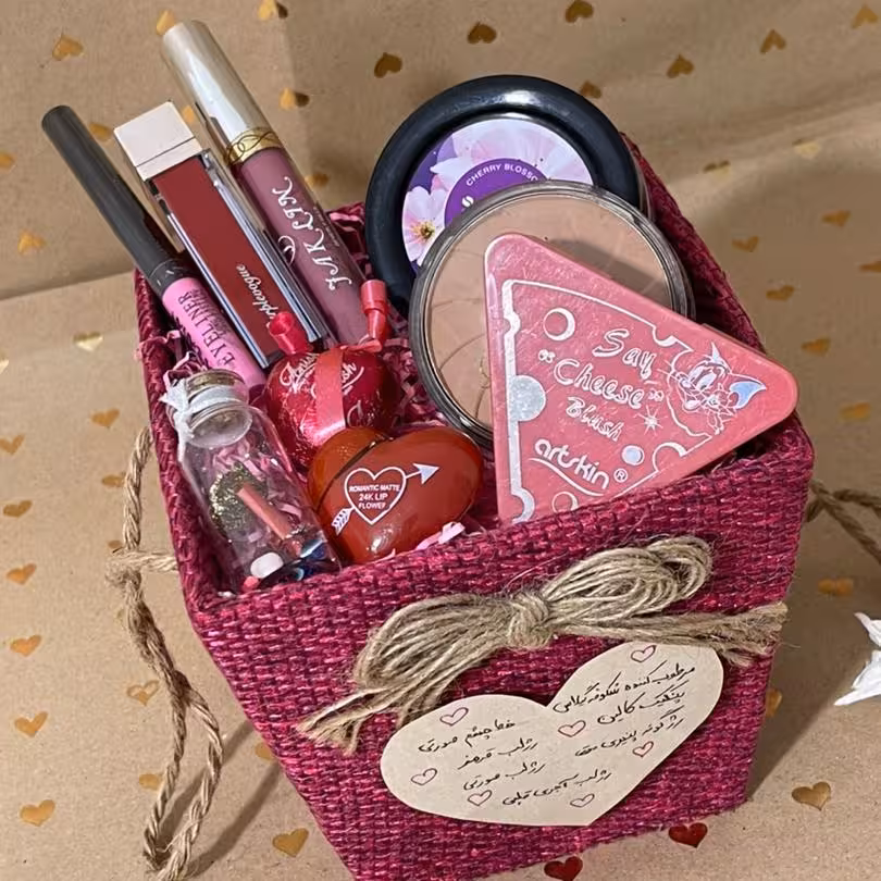 باکس آرایشی pink Flowers 