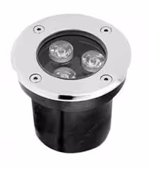 لامپ دفنی LED ضد آب کف حیاط گرد نور سفید 1 وات برند داتیس کد OUTDOORE -IP65