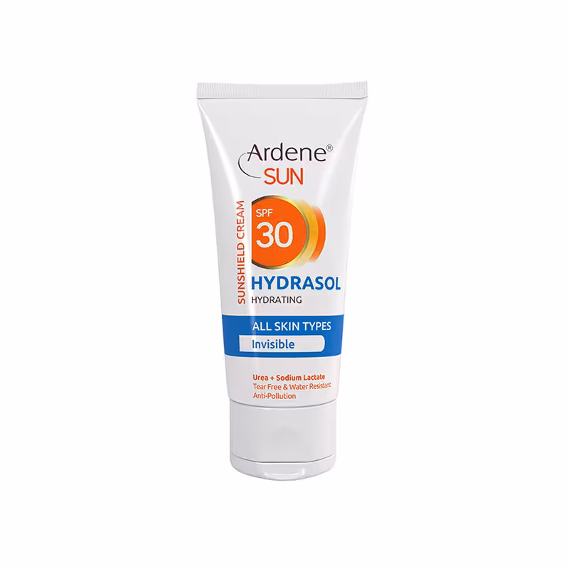 کرم ضد آفتاب بی رنگ HYDRASOL مرطوب کننده SPF30 آردن سان 50 میلی لیتر