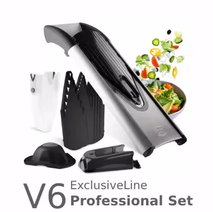 رنده اسلایسر برنرBORNER  آلمان مدل V6  Professional رنگ استیل-مشکی