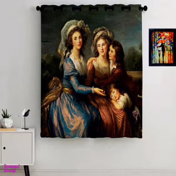 پرده مدل C2-50701 سایز 140×190 سانتی متر