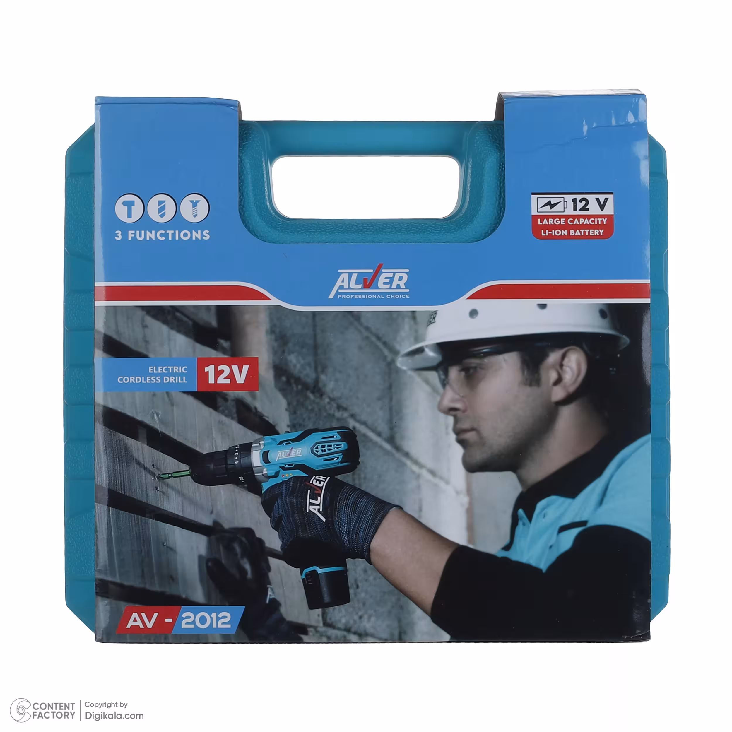 دریل پیچ گوشتی شارژی آلور مدل 2012