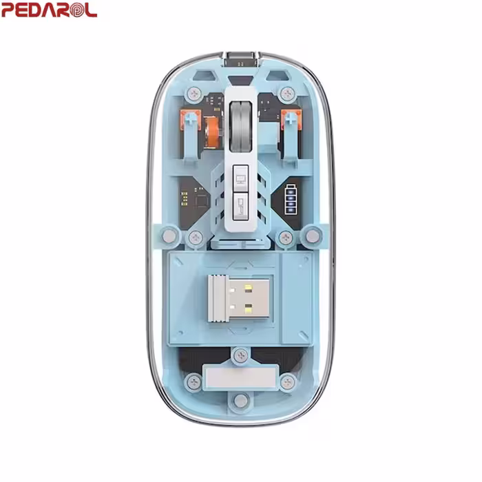 ماوس بی سیم شیشه ای مدل Transparent mouse