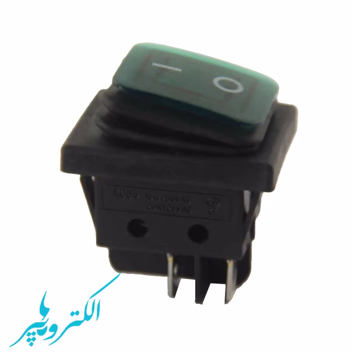 کلید راکر بزرگ سبز واترپروف 16A