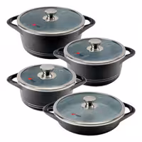 سرویس قابلمه و تابه گرانیت 10 پارچه ام جی اس مدل فورج کد 002