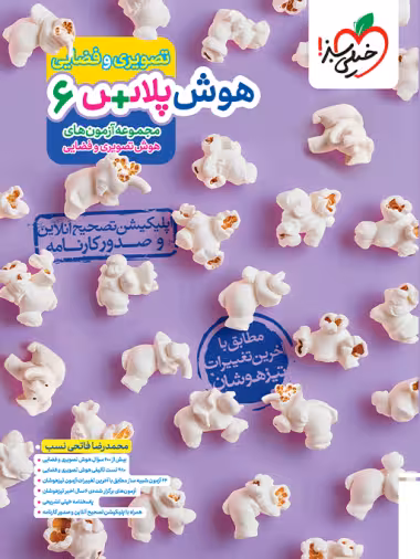 هوش پلاس تصویری و فضایی پایه ششم  انتشارات خیلی سبز چاپ 1404