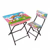 ست میز تحریر و صندلی میزیمو مدل کیتی 3 کد 13