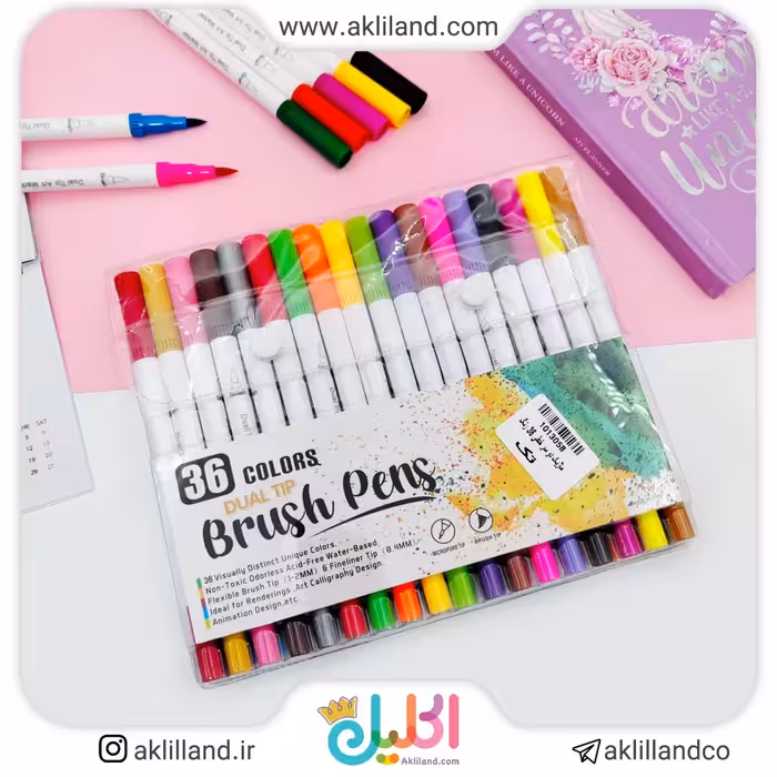 ماژیک دوسر خطی 36 رنگ