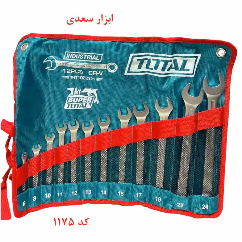 آچار یکسر رینگ توتال مجموعه 12 عددی مدل THT1022121-I