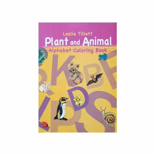 Alphabet Coloring Book Plant And Animal