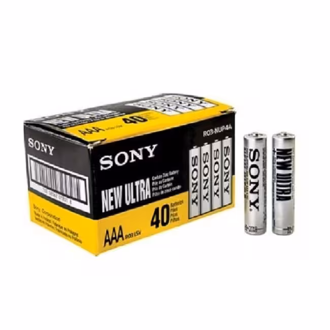 باتری نیم قلمی سونی بسته 40 عددی