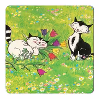 مگنت طرح نقاشی گربه کد NIM163