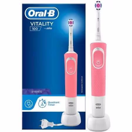 مسواک برقی ویتالیتی اورال بی مدل 3D White Pink