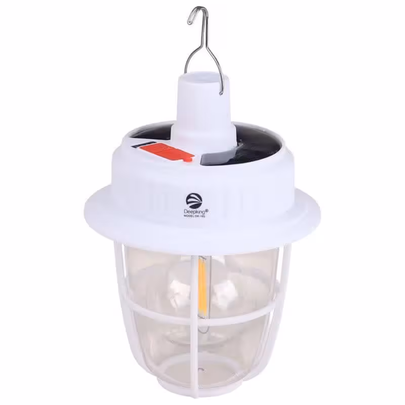 لامپ چراغ اضطراری آویزدار شارژی خورشیدی Deepking DK-160