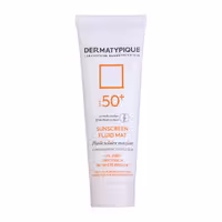 کرم ضد آفتاب فاقد چربی درماتیپیک SPF50، بی رنگ، حجم 50 میلی لیتر