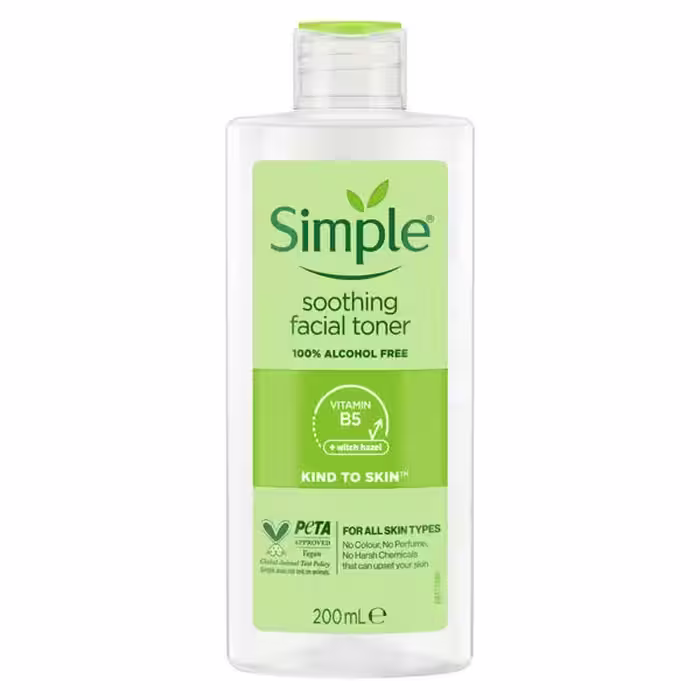 تونر سیمپل Simple همه پوستها،لهستان حجم 200میل