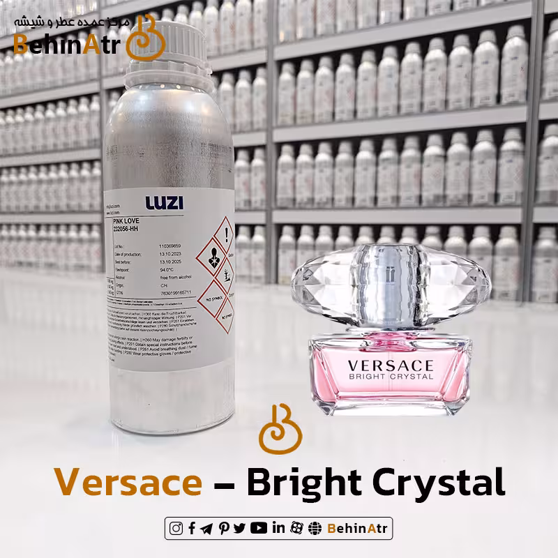 اسانس عطر برایت کریستال ورساچه صورتی Versace Bright Crystal Pink