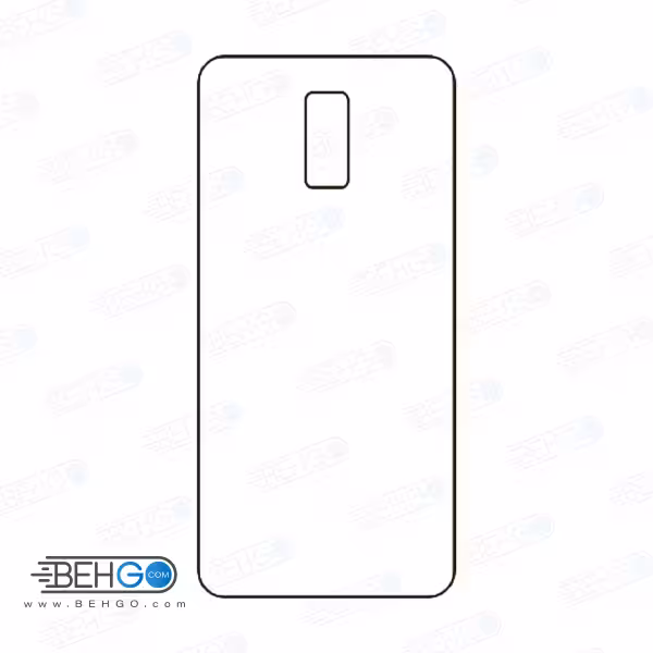 برچسب پشت سی 8 سامسونگ محافظ پشت رنگی و اکلیلی گوشی Samsung Galaxy C8 Back Protector