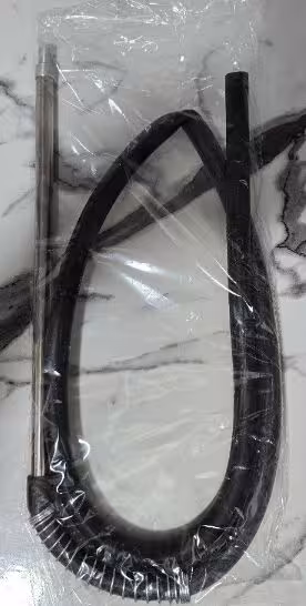 شلنگ قلیان سیلیکونی دسته فلزی