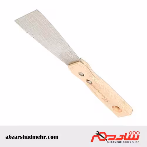 کاردک 4 سانتی دسته چوبی