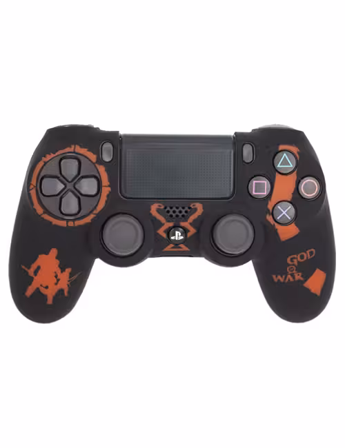 روکش محافظ دسته PS4 لیزری مشکی قرمز طرح گاد آف وار