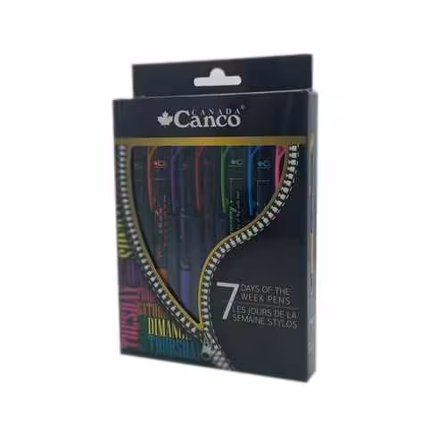 خودکار فشاری 0/7 رنگی 7عددی 7dayدفترچه کنکو