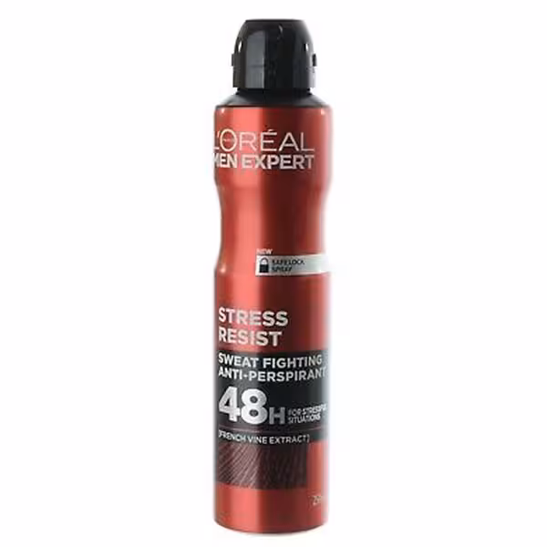 اسپری ضد تعریق مردانه لورآل LOREAL STRESS RESIST