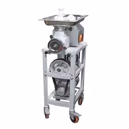 چرخ گوشت تسمه ای سایز 32 الکتروکار مدل EC16 گلویی استیل