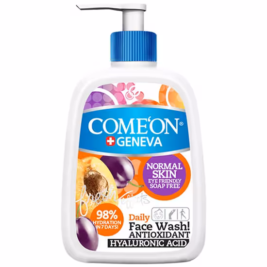 ژل شستشوی صورت کامان مخصوص پوست های نرمال 500 میلی لیتر Comeon Normal Skin Face Wash