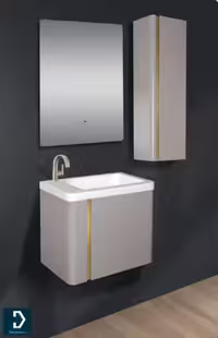 روشویی کابینتی لوکس کابین مدل 624A نسکافه ای