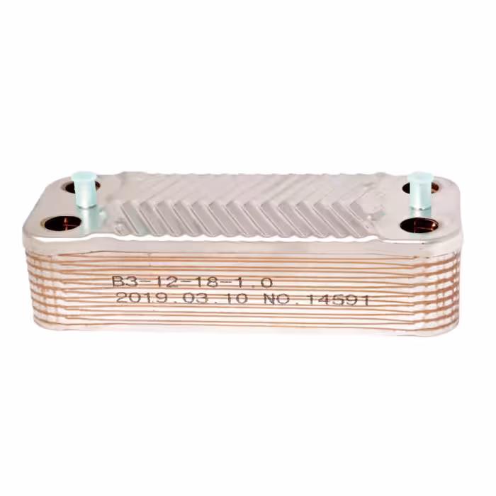 مبدل صفحه ای پکیج ایران رادیاتور و بوتان مدل  12 پلیت و 14  HERALE