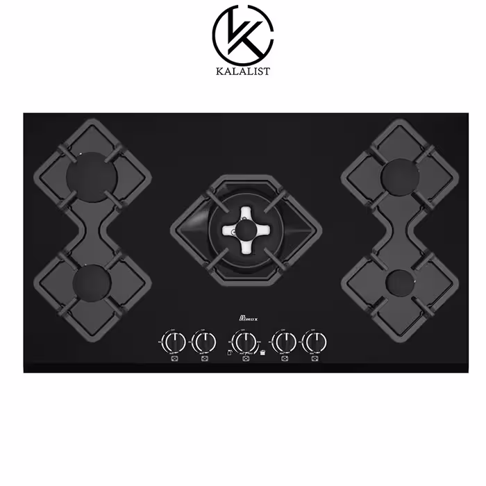 اجاق گاز شیشه ای بیمکث مدل 5090 (آیینه ای)