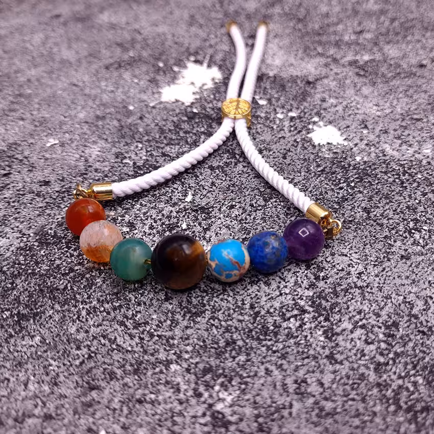 دستبند هفت سنگ کد 310127