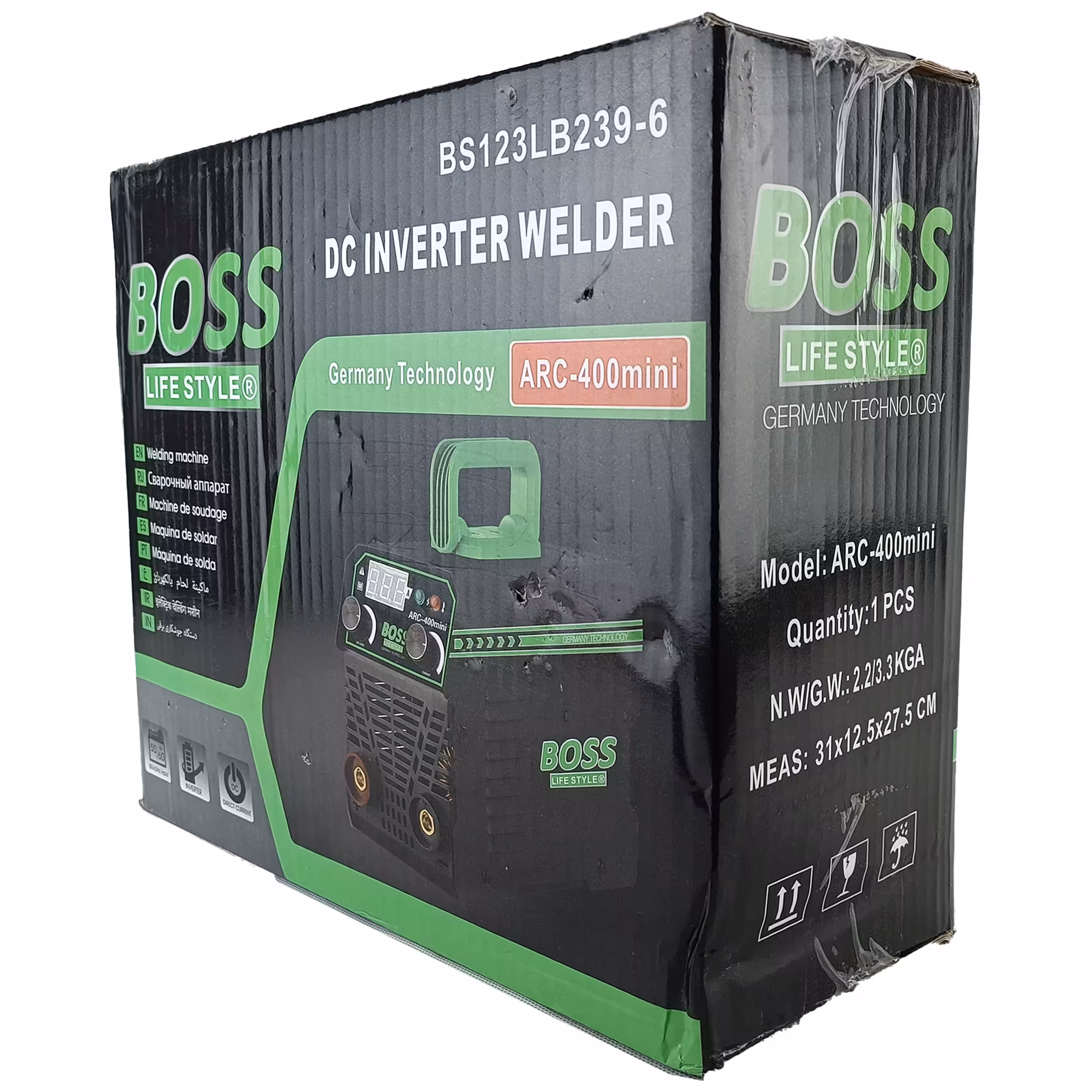 دستگاه جوش 400 آمپر باس مدل ARC-400mini