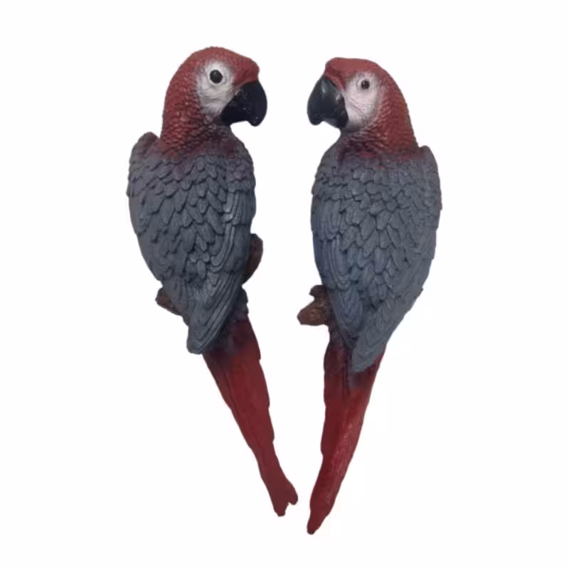 مجسمه مدل طوطی دیواری کد 3 مجموعه 2 عددی