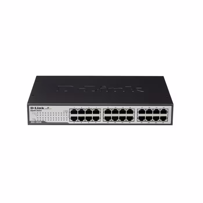 سوییچ 24 پورت گیگابیتی، غیر مدیریتی و دسکتاپ دی-لینک مدل DGS-1024D