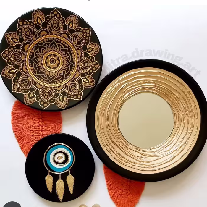ست دیوارکوب سه تکه سفالی خاص ضد آب 