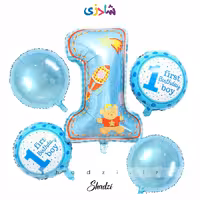 بادکنک 5 تکه یکسالگی پسر