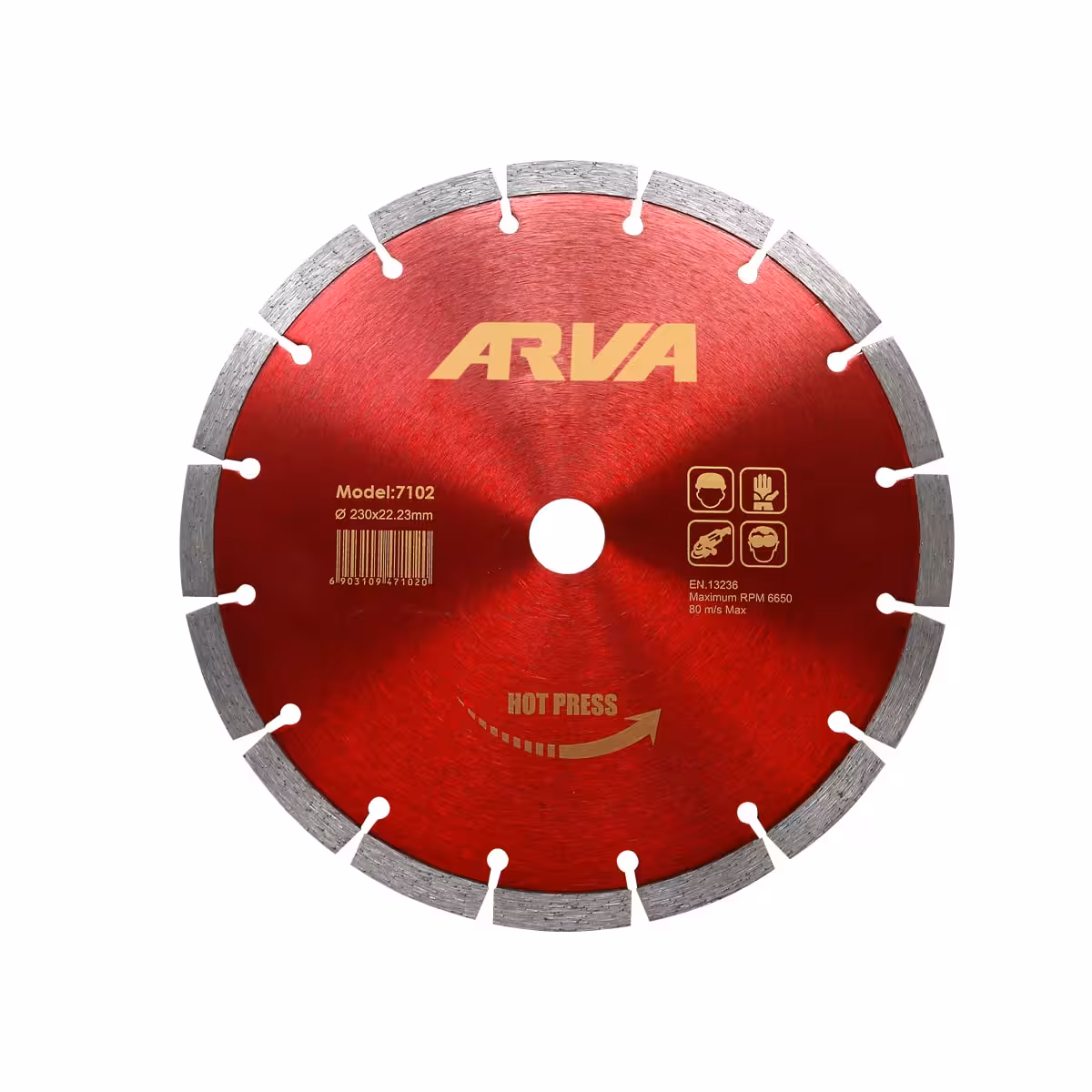 صفحه گرانیت بر 230 میلی متری آروا مدل 7102