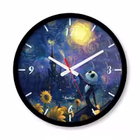 ساعت دیواری بزرگ راویتا طرح نقاشی سبک ون گوک – van gogh کد 3837