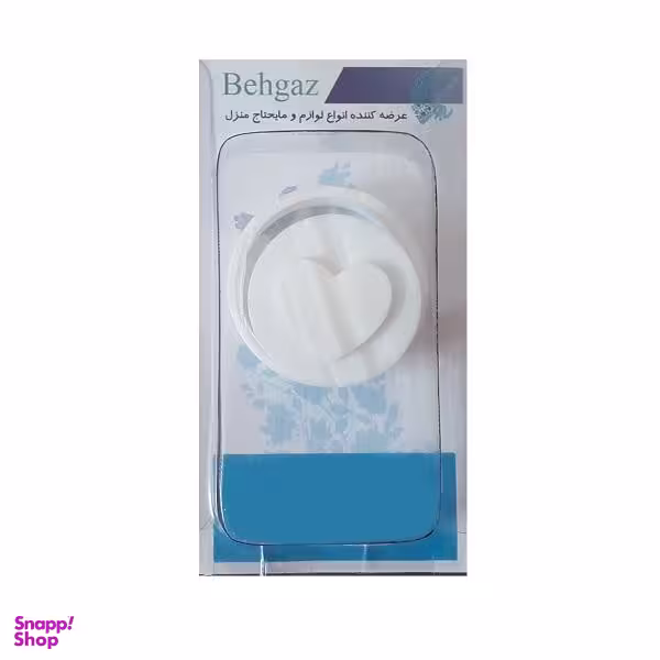 کاتر شیرینی پزی به گز مدل قلبی مجموعه 2 عددی