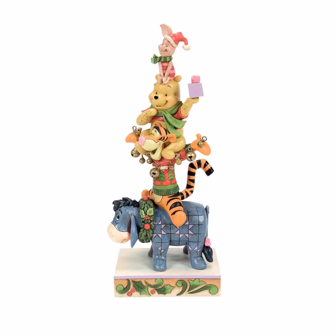 مجسمه دیزنی وینی پو Christmas Winnie the Pooh Stacked