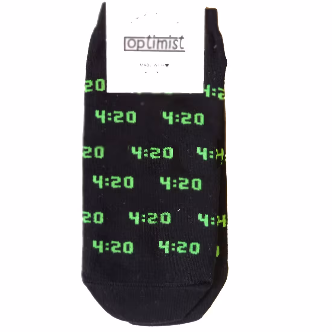 جوراب مچی آپتیمیست طرح 4:20 دقیقه
