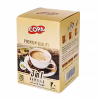 قهوه وانیلی کوپا مدل 3in1 بسته 20 عددی