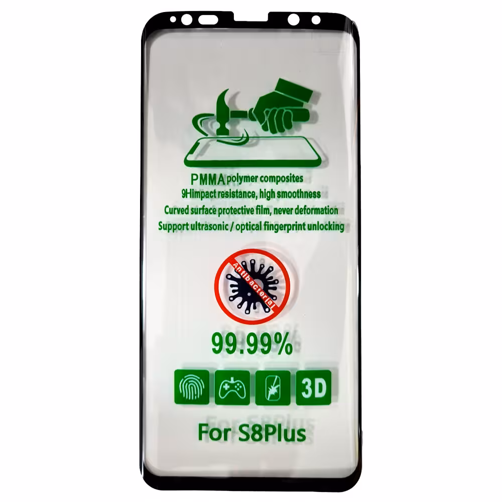 محافظ صفحه نمایش 3D پلیمر PMMA سامسونگ S9