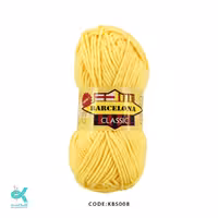 کاموا بارسلونا کلاسیک زرد روشن 08 ضخیم و نرم 