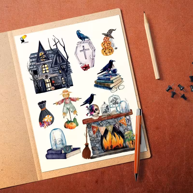 استیکر (برچسب) هالووین6