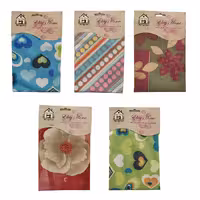 دستمال نظافت خانه و آشپزخانه میکروفایبر الی هوم
 مدل آبرنگ بسته 5 عددی | کالا مکس