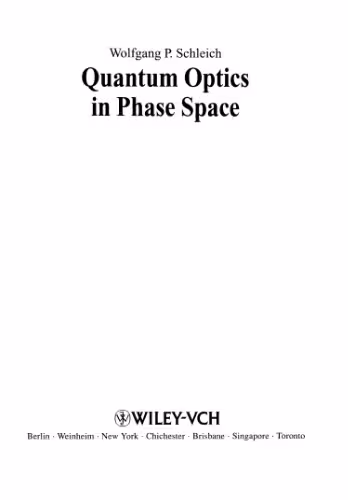خرید و دانلود نسخه کامل کتاب Quantum optics in phase space